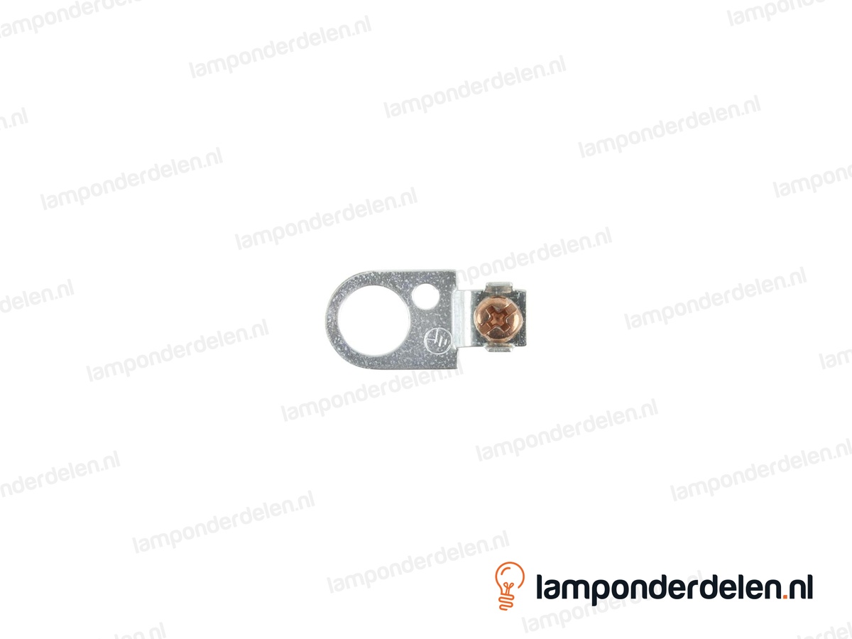 Aardlip metaal - 15 x 29 mm - gat 10,2 mm