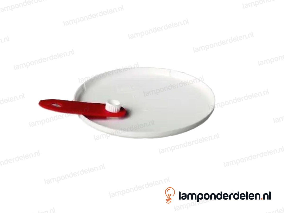 Afdekplaat centraaldoos rond - 12,5 cm