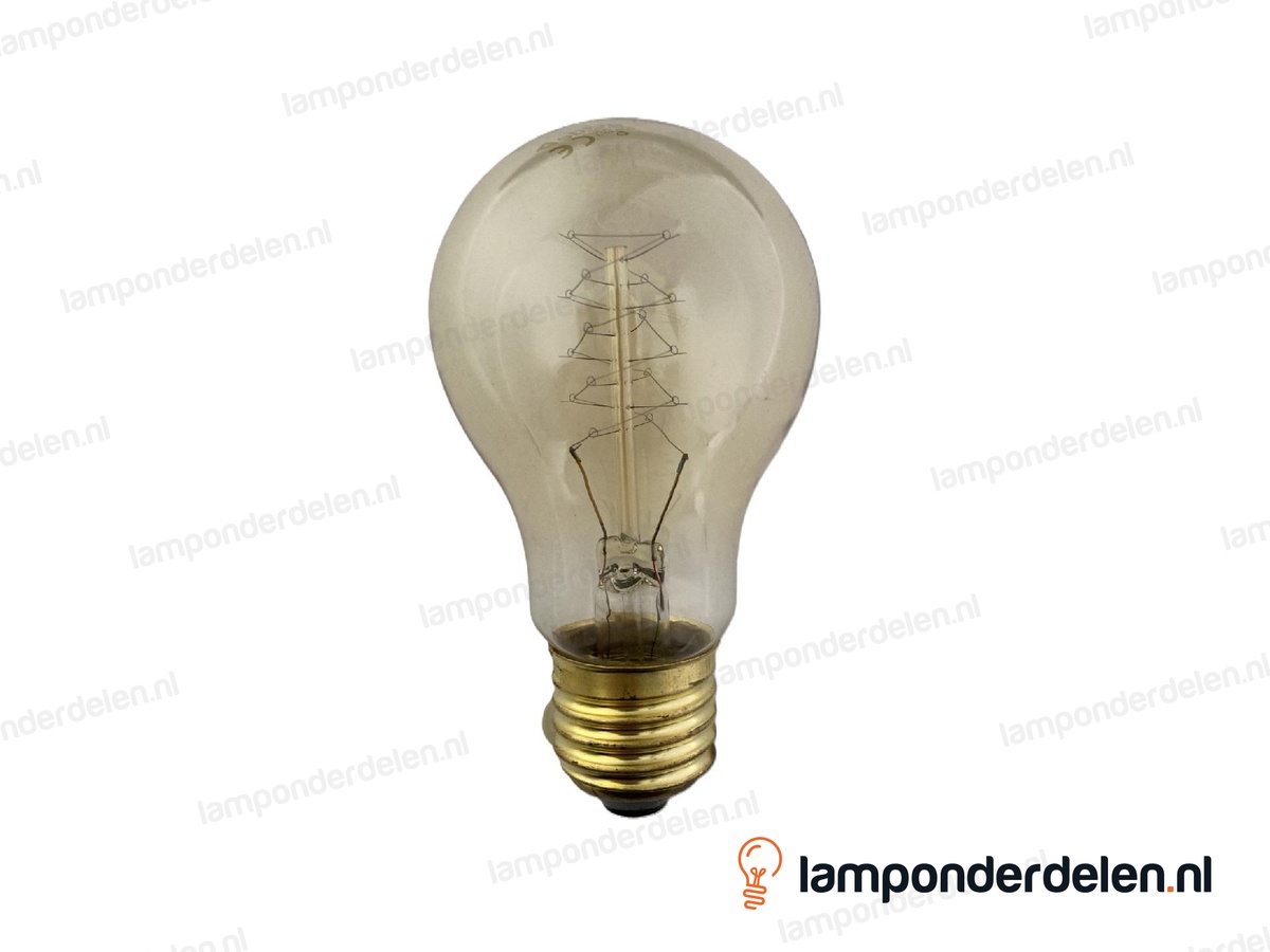 Avide - kooldraadlamp - standaardlamp - E27 - A60 - goud - 40W
