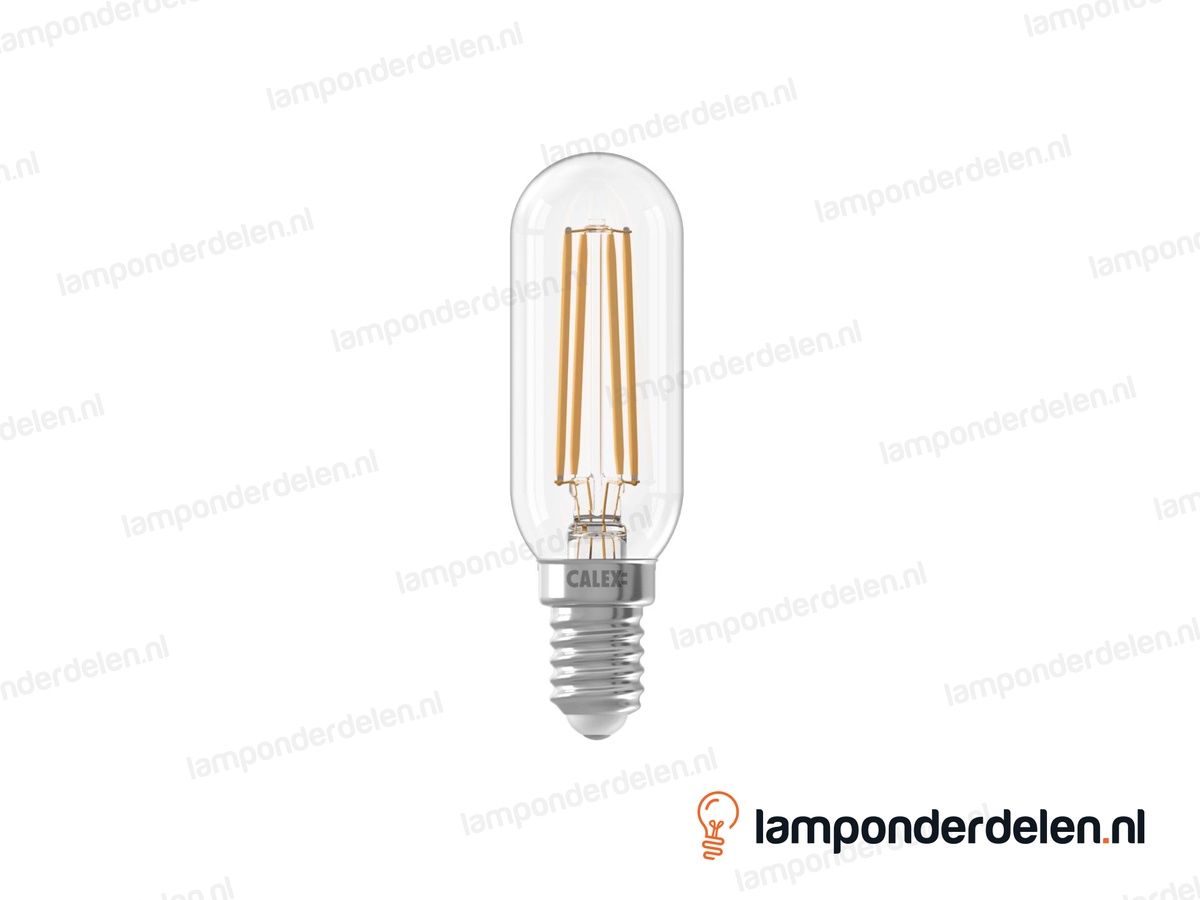 Calex filament LED buislamp - E14 - T25 - helder - 4,5 W - dimbaar