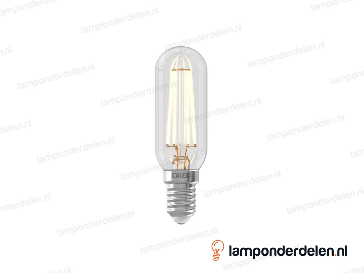 Calex filament LED buislamp - E14 - T25 - helder - 4,5 W - dimbaar