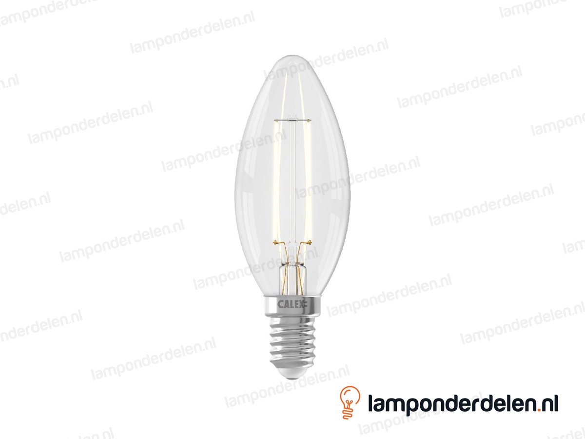 Calex filament LED kaarslamp - E14 - B35 - helder - 3,5 W - dimbaar