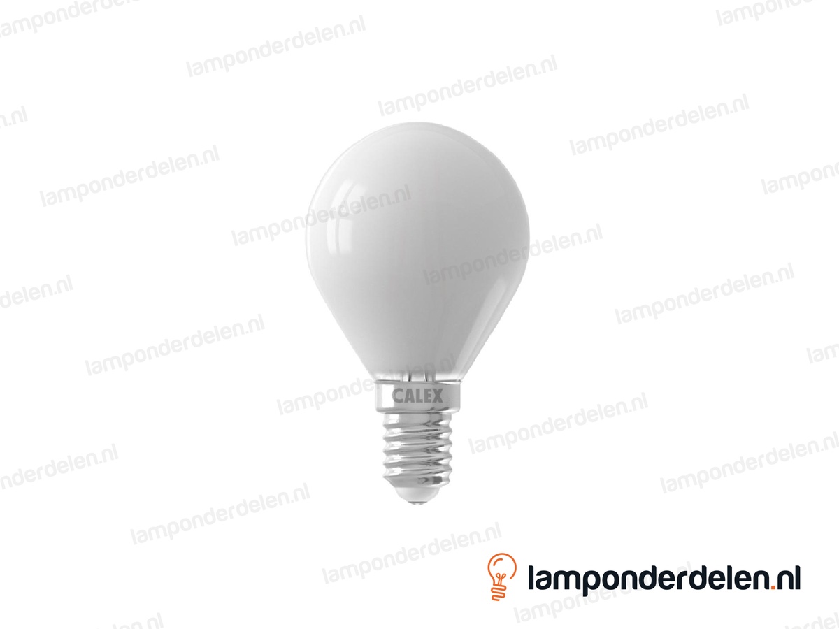 Calex filament LED kogellamp - E14 - P45 - opaal - 4,5 W - dimbaar