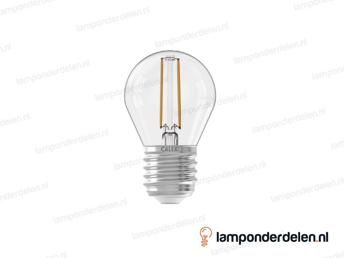 Calex filament LED kogellamp - E27 - P45 - helder - 3,5 W - dimbaar