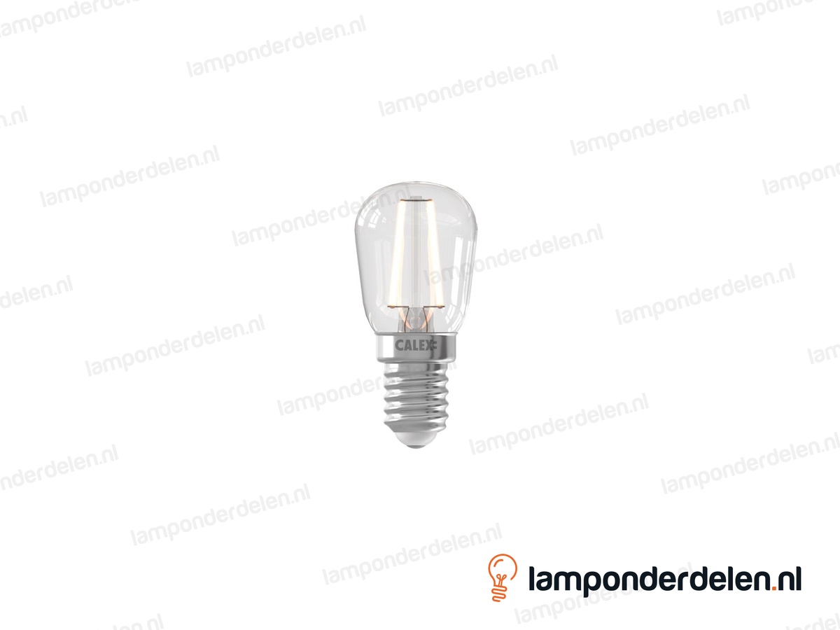 Calex filament LED parfumlamp - E14 - T26 - helder - 1,5 W - dimbaar