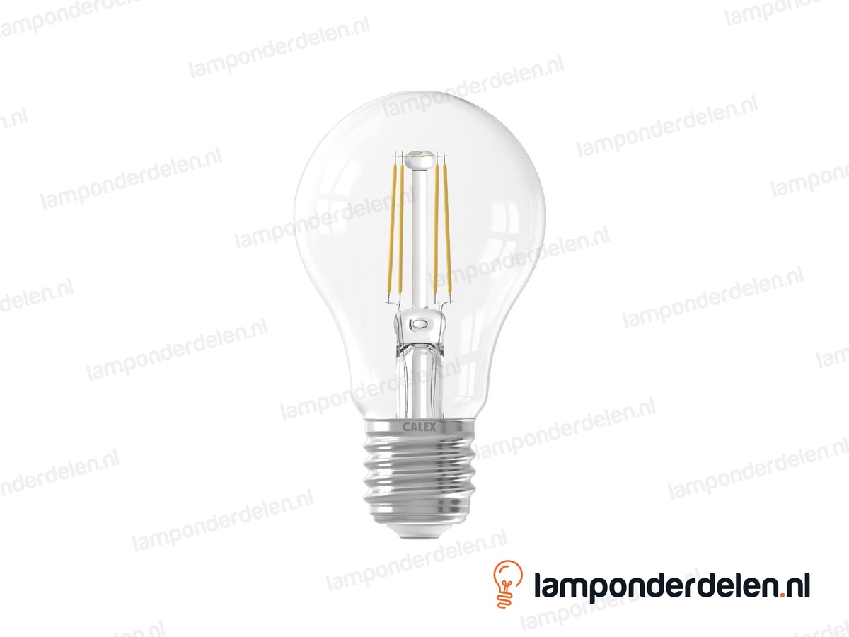 Calex filament LED standaardlamp - E27 - A60 - helder - 4,5 W - dimbaar