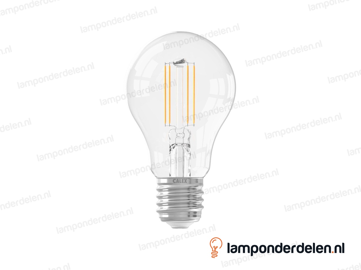 Calex filament LED standaardlamp - E27 - A60 - helder - 7,5 W - dimbaar