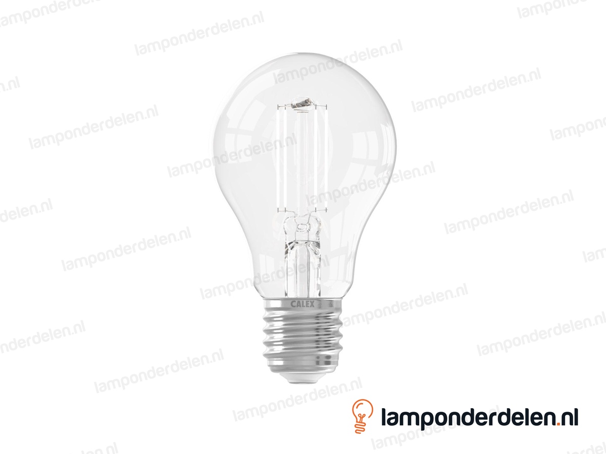 Calex filament LED standaardlamp - E27 - A60 - helder - 7,5 W - dimbaar