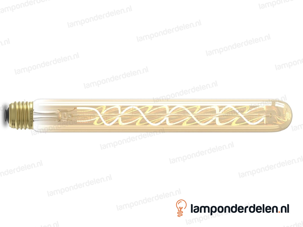 Calex flex filament LED buislamp - E27 - T32 - 300 mm - goud - 3,8 W - dimbaar