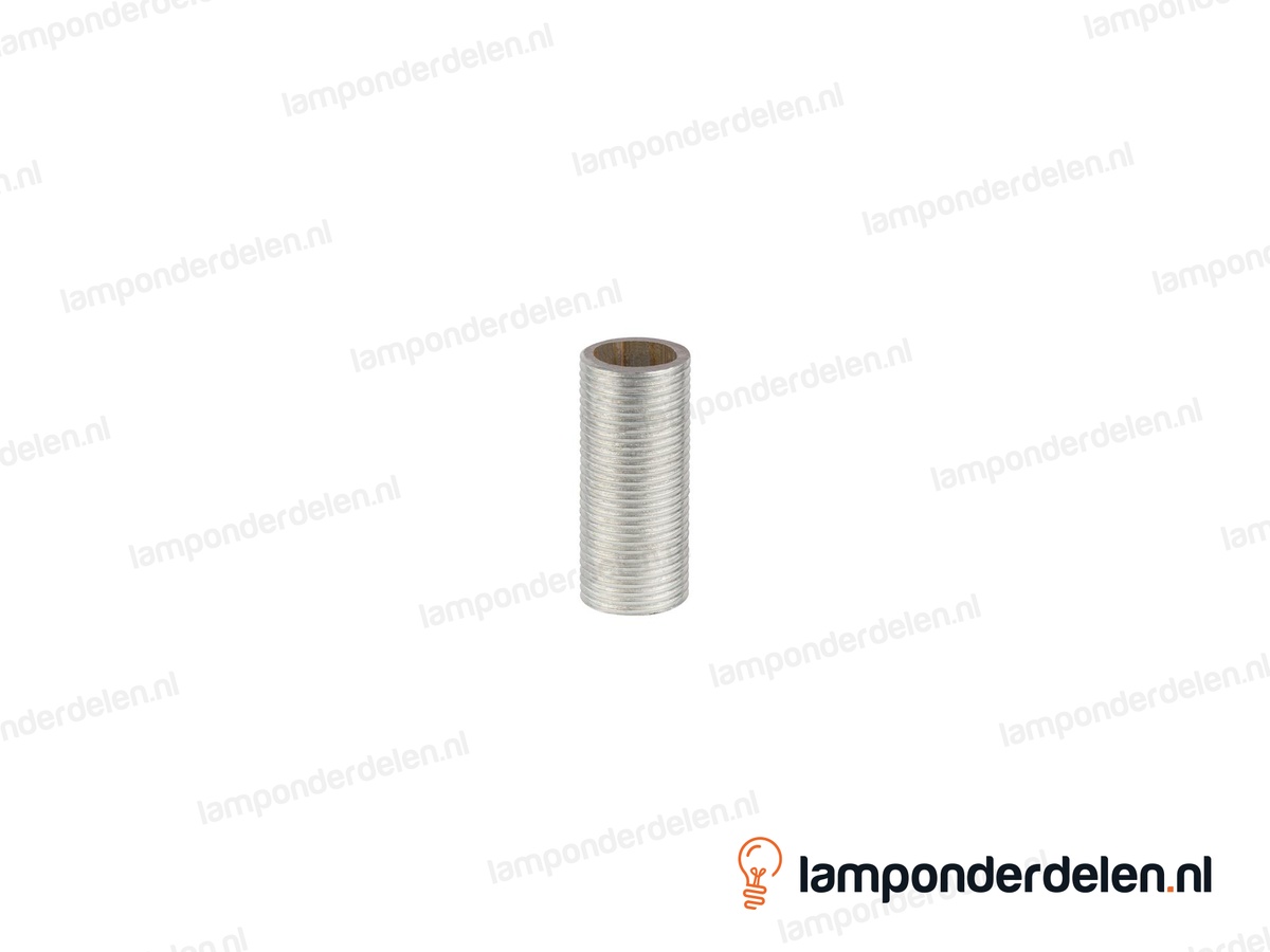 Draadeind metaal - lengte 100 cm - buitendraad 3/8 gas