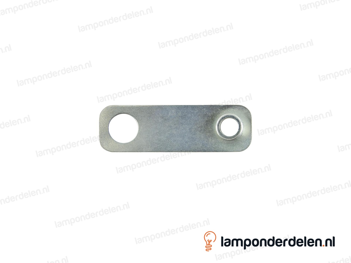 Fitting beugel metaal 1-lichts - buitendraad M10x1 - gat 10,5mm