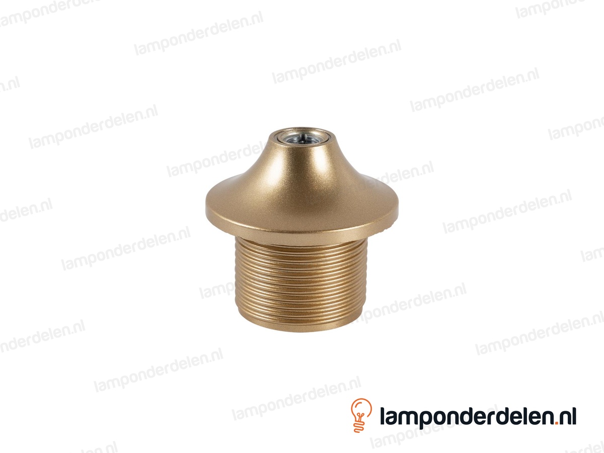 Fitting E27 bakeliet goud sierborst