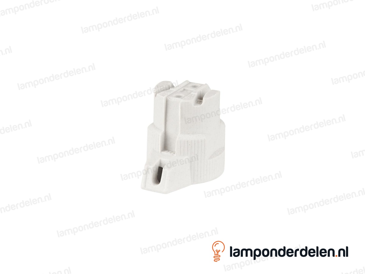 Fitting E27 porselein schroefbaar met M4 gat