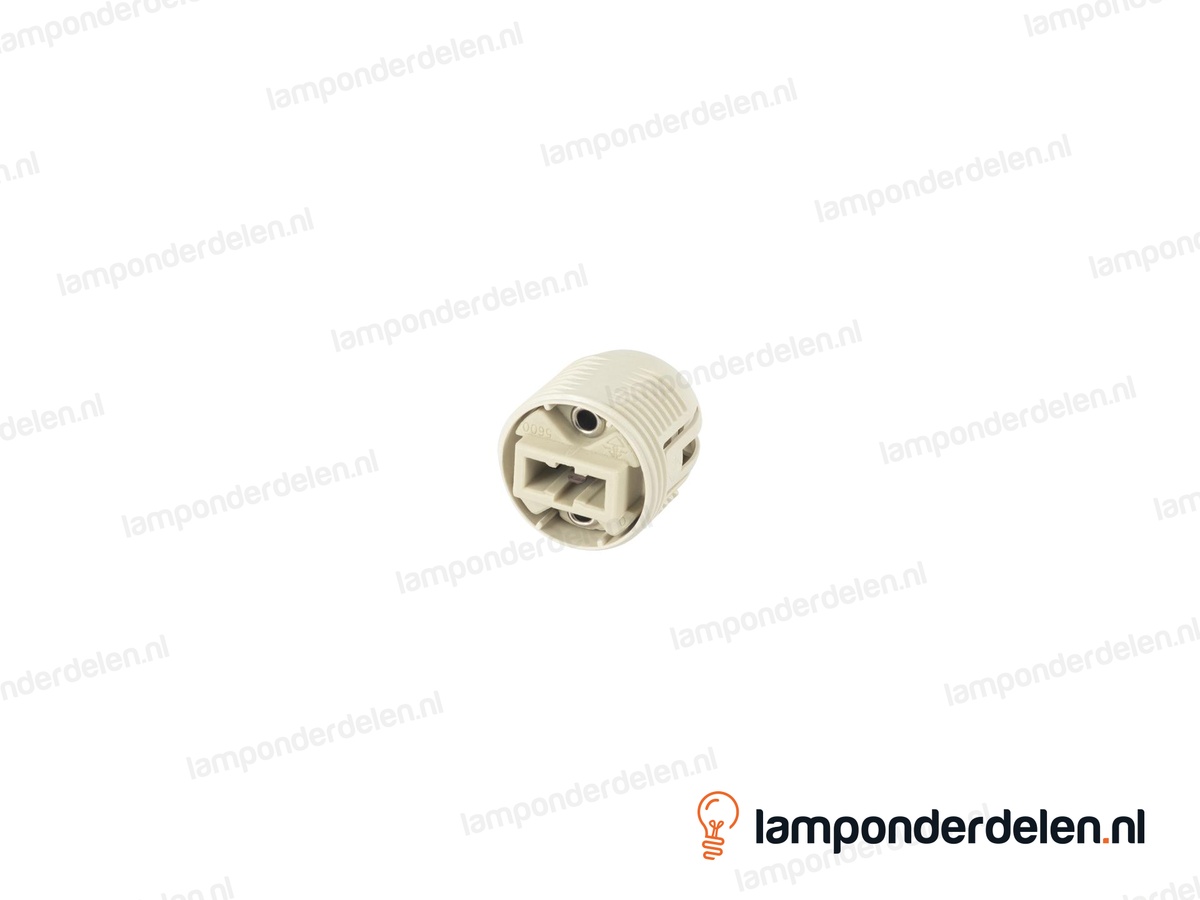 Fitting G9 keramisch met kunststof huls - breed model