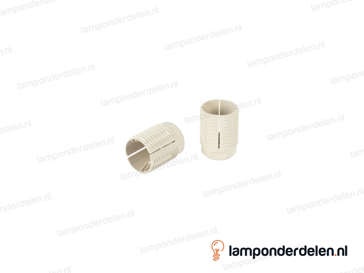 Fitting G9 keramisch met kunststof huls - smal model