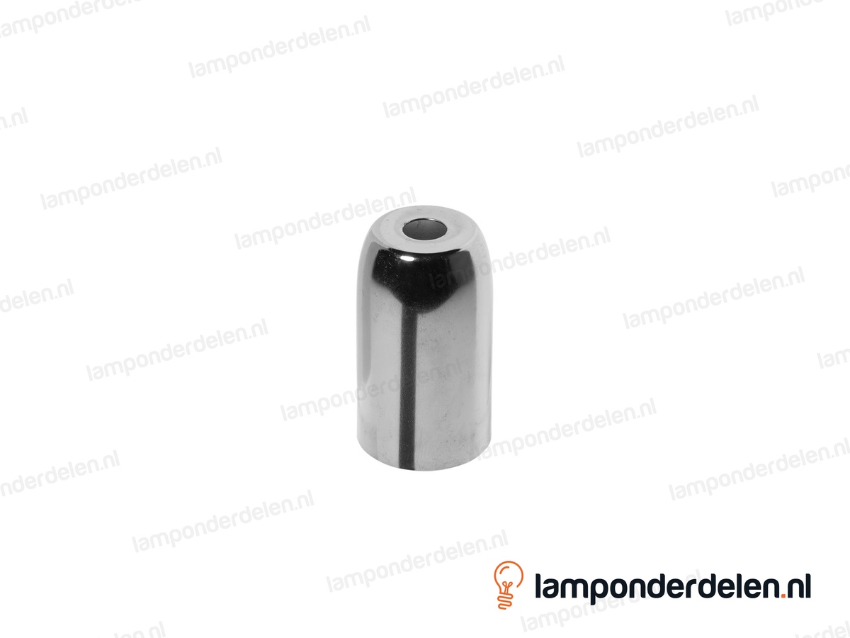 Fittinghuls E14 metaal chroomkleurig - model A