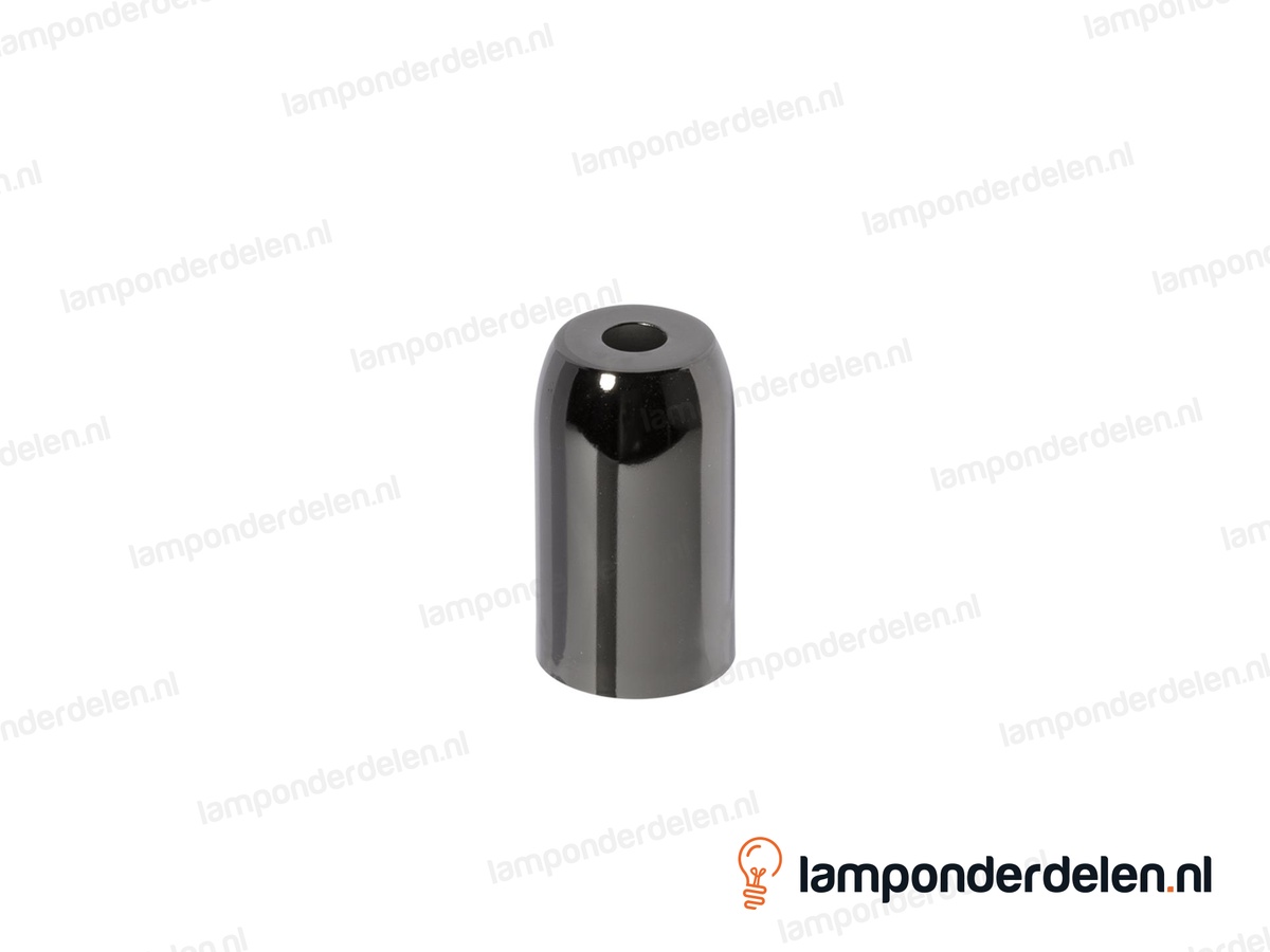 Fittinghuls E14 metaal gunmetalkleurig - model A