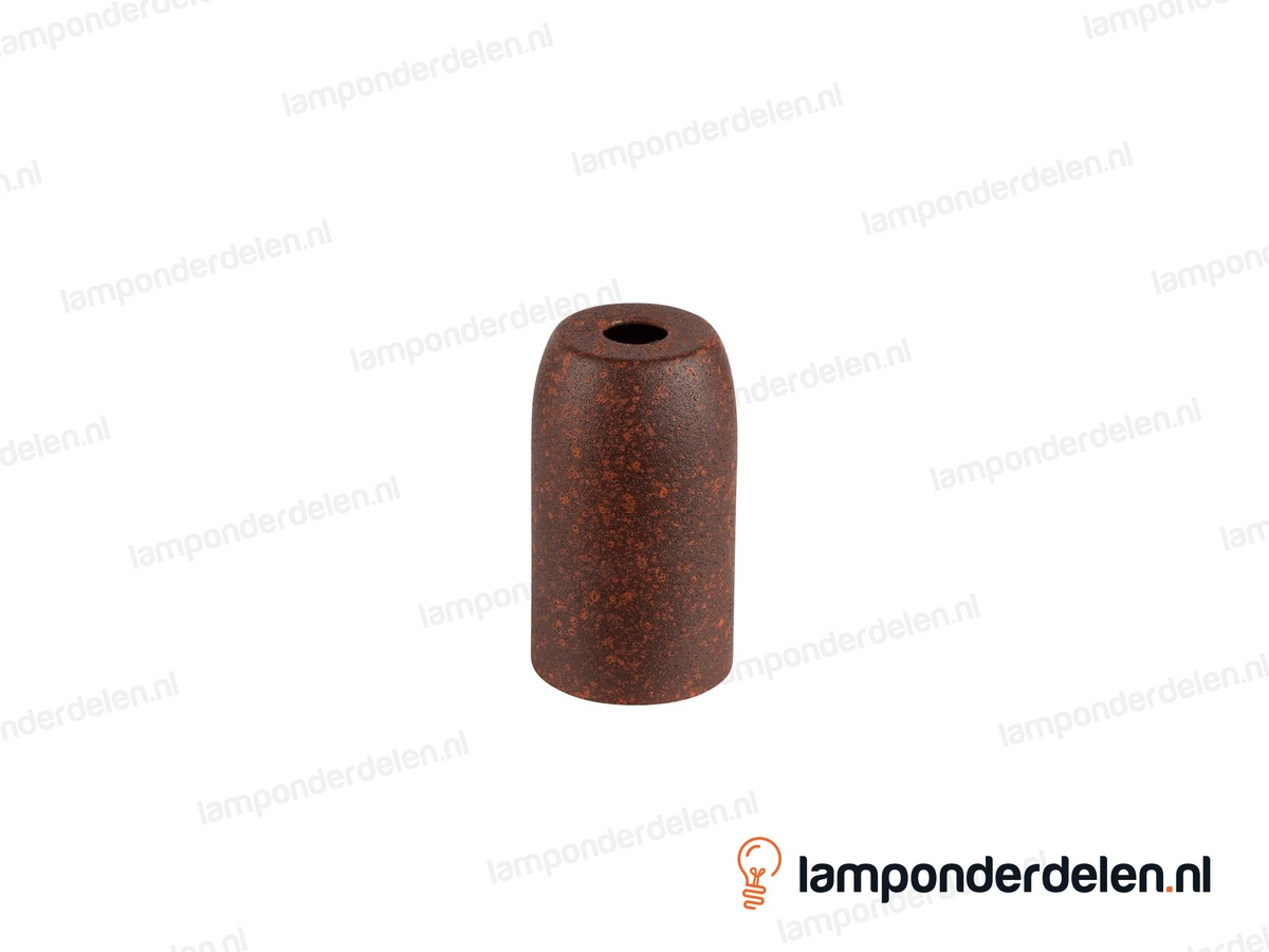 Fittinghuls E14 metaal roestkleurig - model A