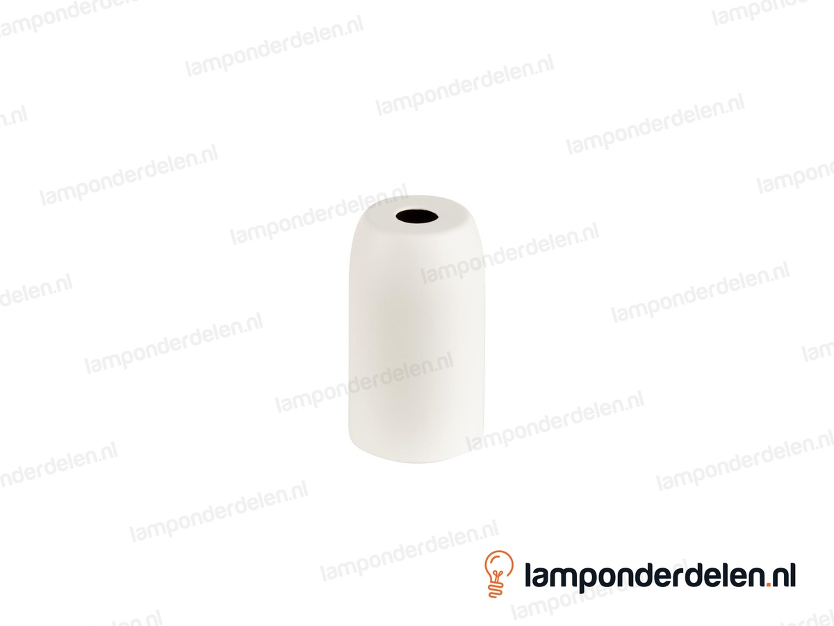 Fittinghuls E14 metaal wit - model A