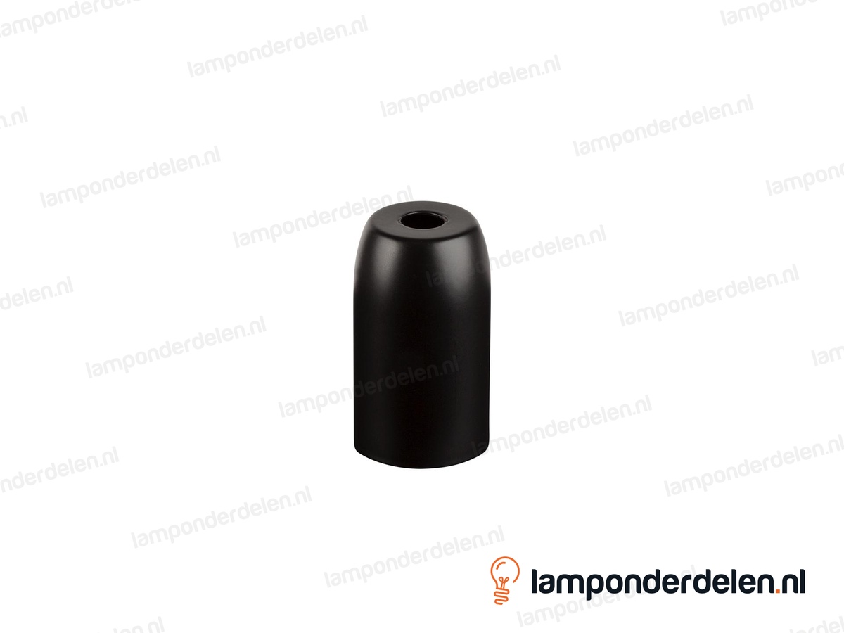 Fittinghuls E14 metaal zwart - model A
