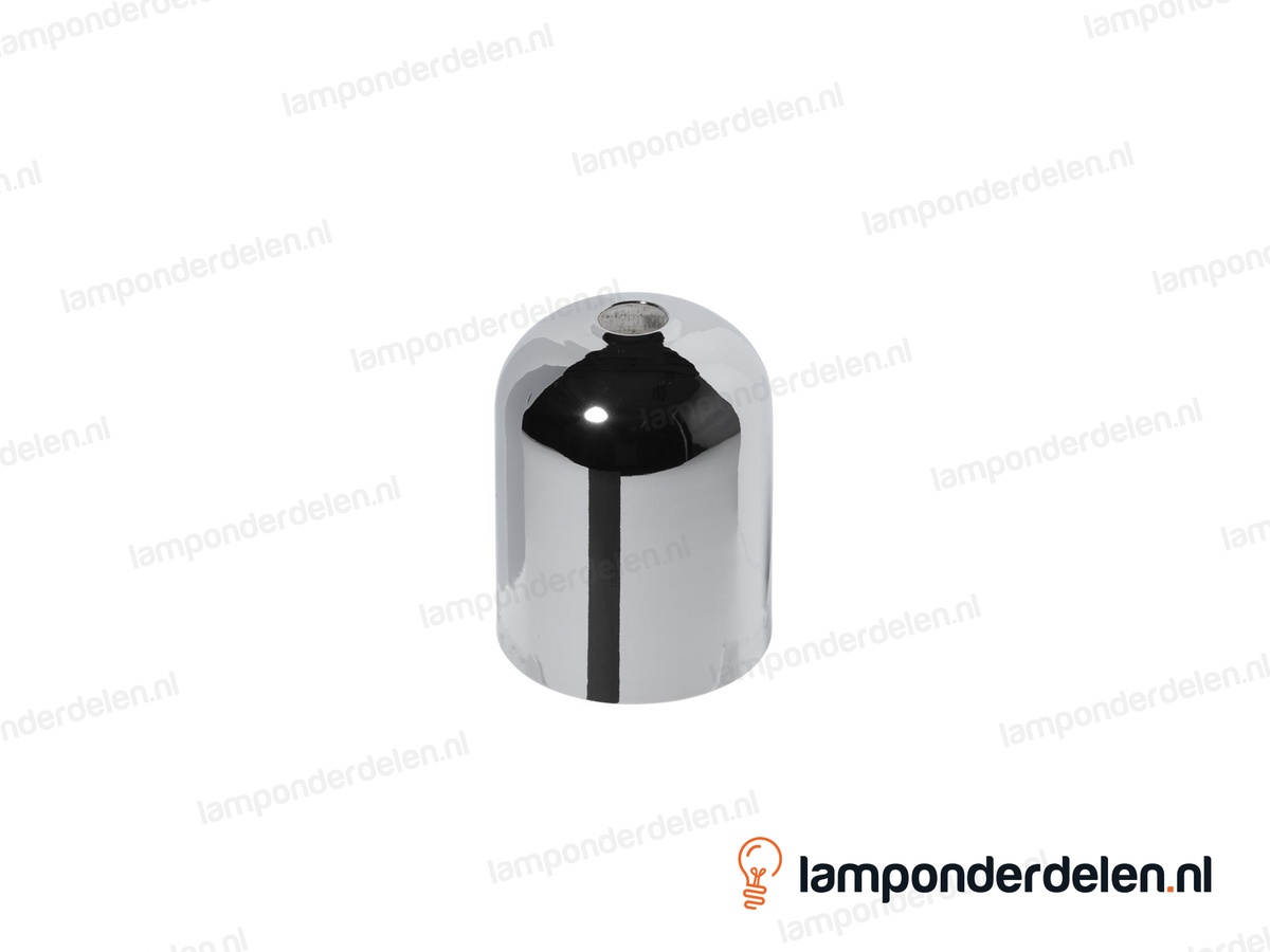 Fittinghuls E27 metaal chroomkleurig - model B