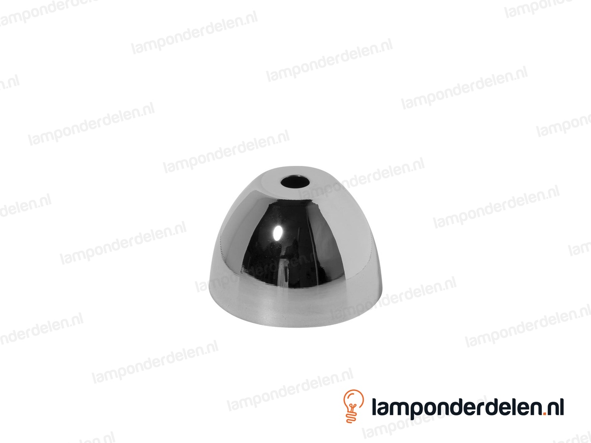 Fittinghuls E27 metaal chroomkleurig - model C
