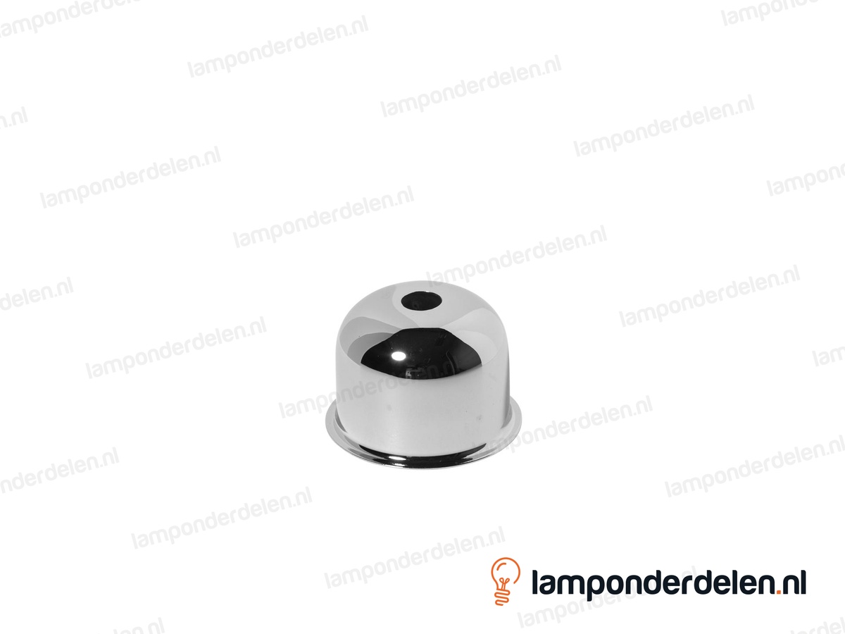 Fittinghuls E27 metaal chroomkleurig - model D