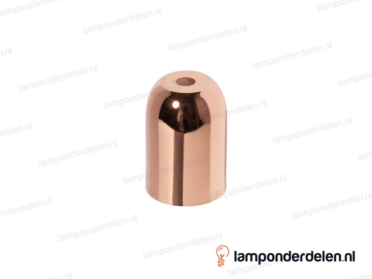 Fittinghuls E27 metaal koperglanskleurig - model A