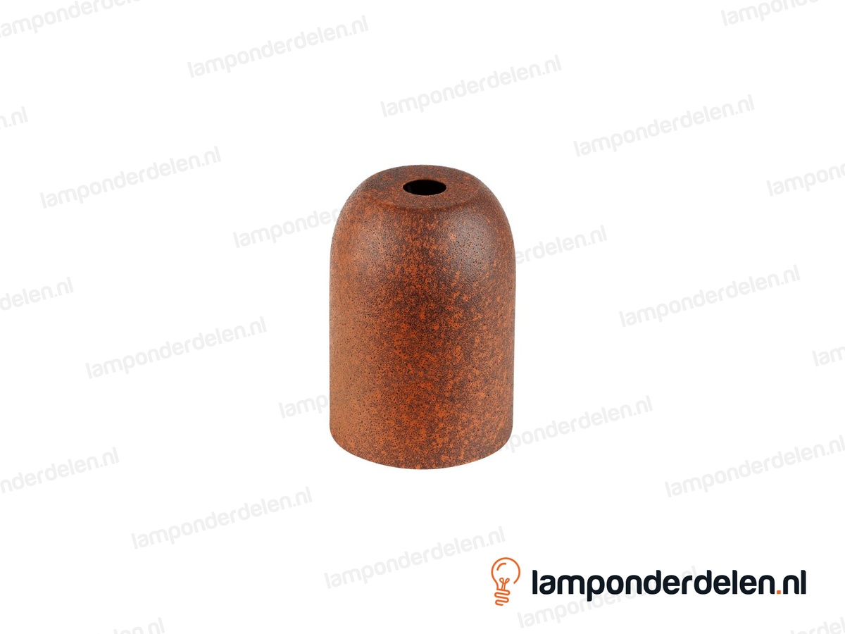 Fittinghuls E27 metaal roestkleurig - model A