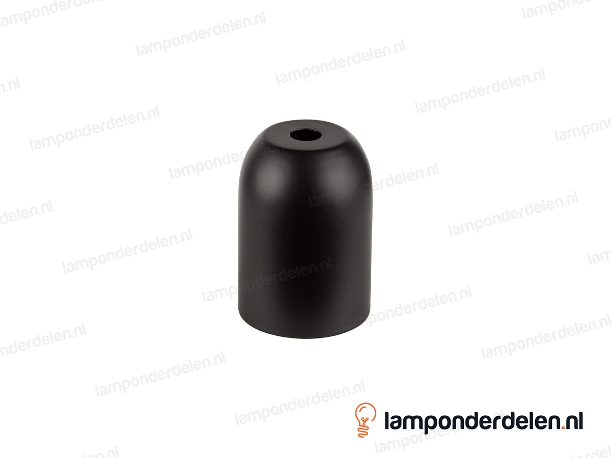 Fittinghuls E27 metaal zwart - model A