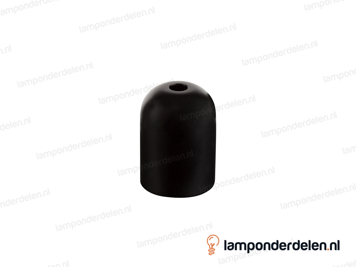 Fittinghuls E27 metaal zwart - model B