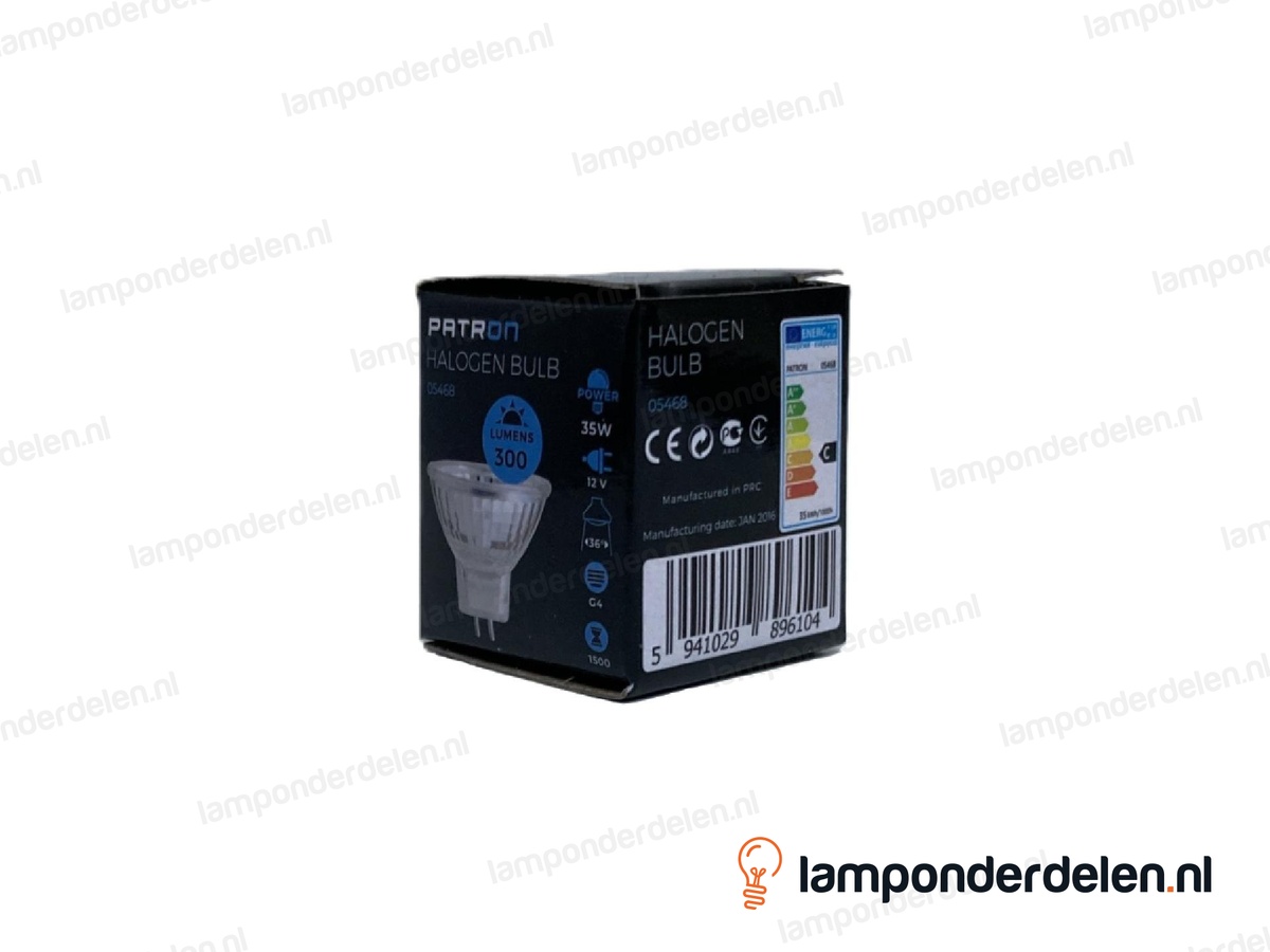 Halogeenlamp - 35 MM - MR11 - GU4 - 35W - 12 volt - 30°
