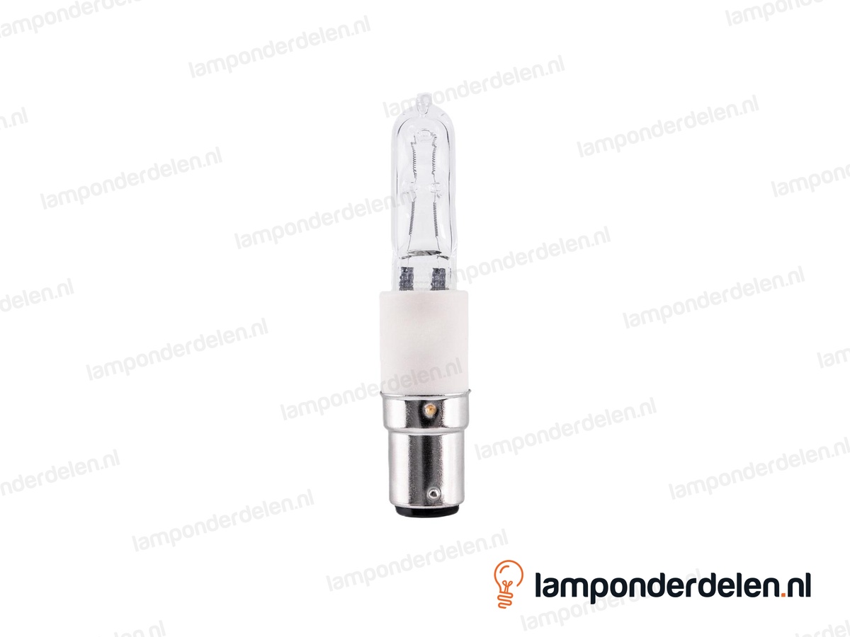 Halogeenlamp - halolux ceram - B15d - helder - 100W - 230 volt