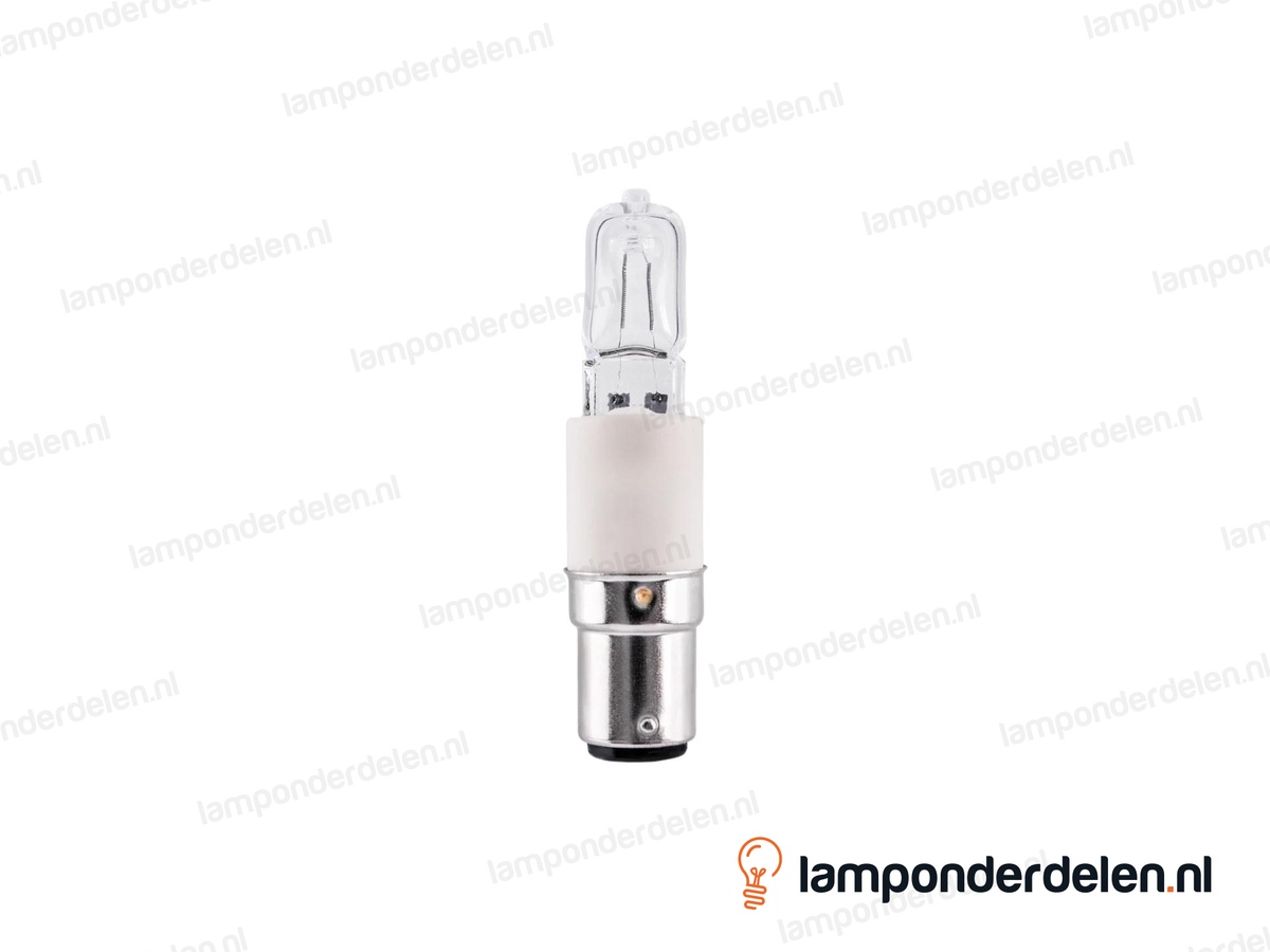 Halogeenlamp - halolux ceram - B15d - helder - 53W - 230 volt