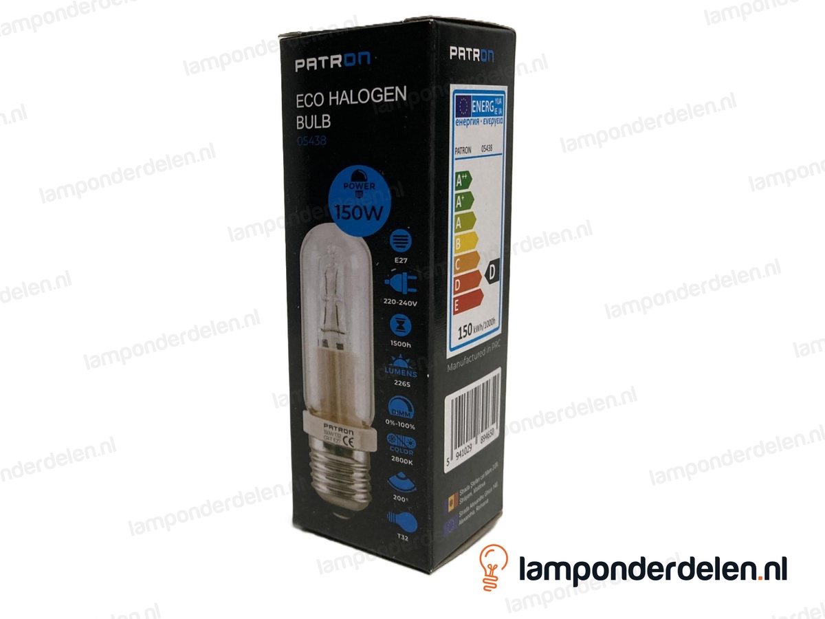 Halogeenlamp - halolux ceram - E27 - helder - 150W