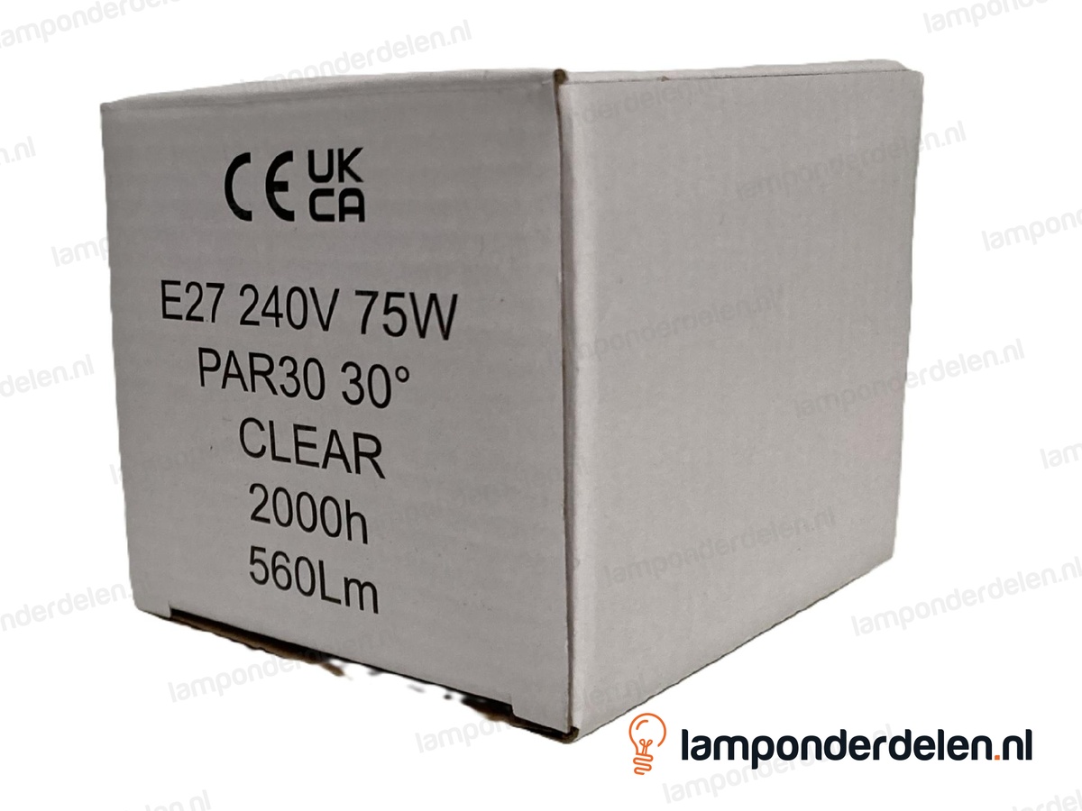 Halogeenlamp - PAR30 - E27 - 75W - 30°