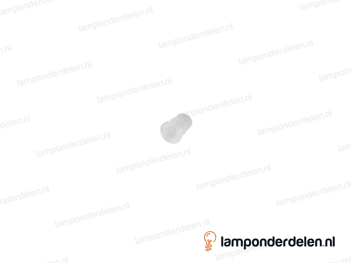 Isolatietule kunststof transparant -  geschikt voor draadeind M10x1 - snoerdoorvoer 5,9 mm