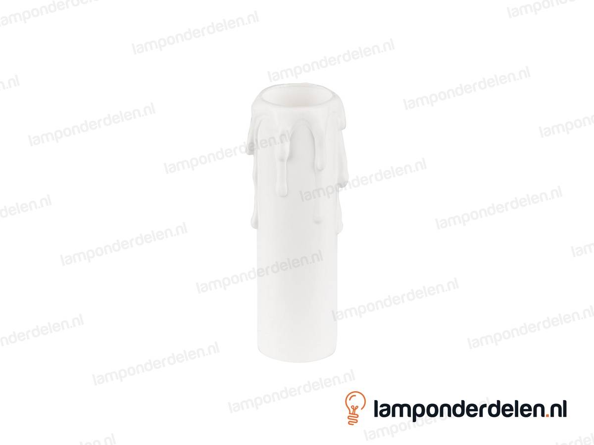 Kaarshuls E14 wit - lengte 8,5 cm - model B