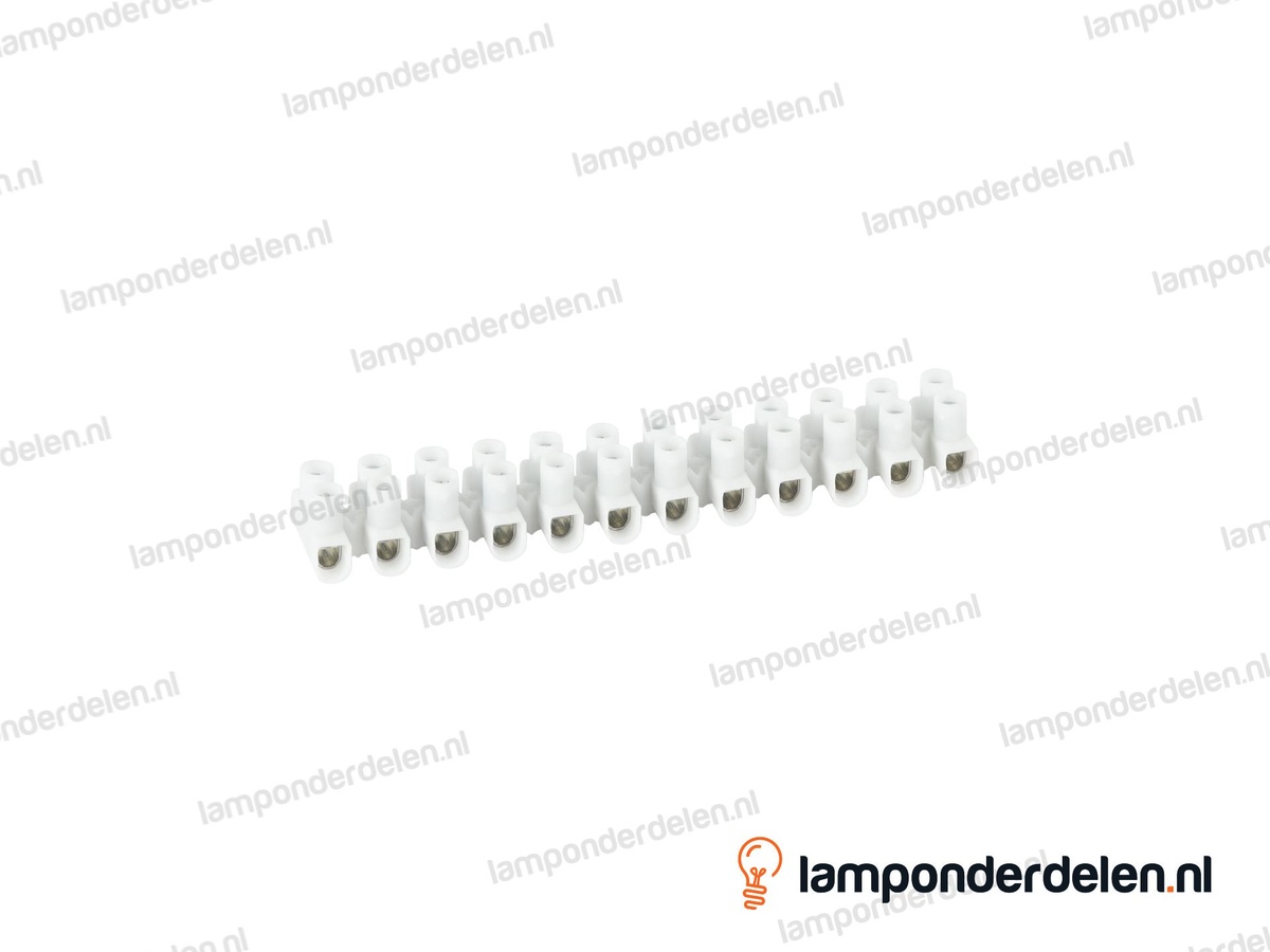 Kroonsteen strip wit medium