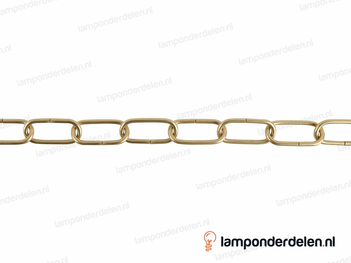 Lampenketting messing - 22 x 48 mm