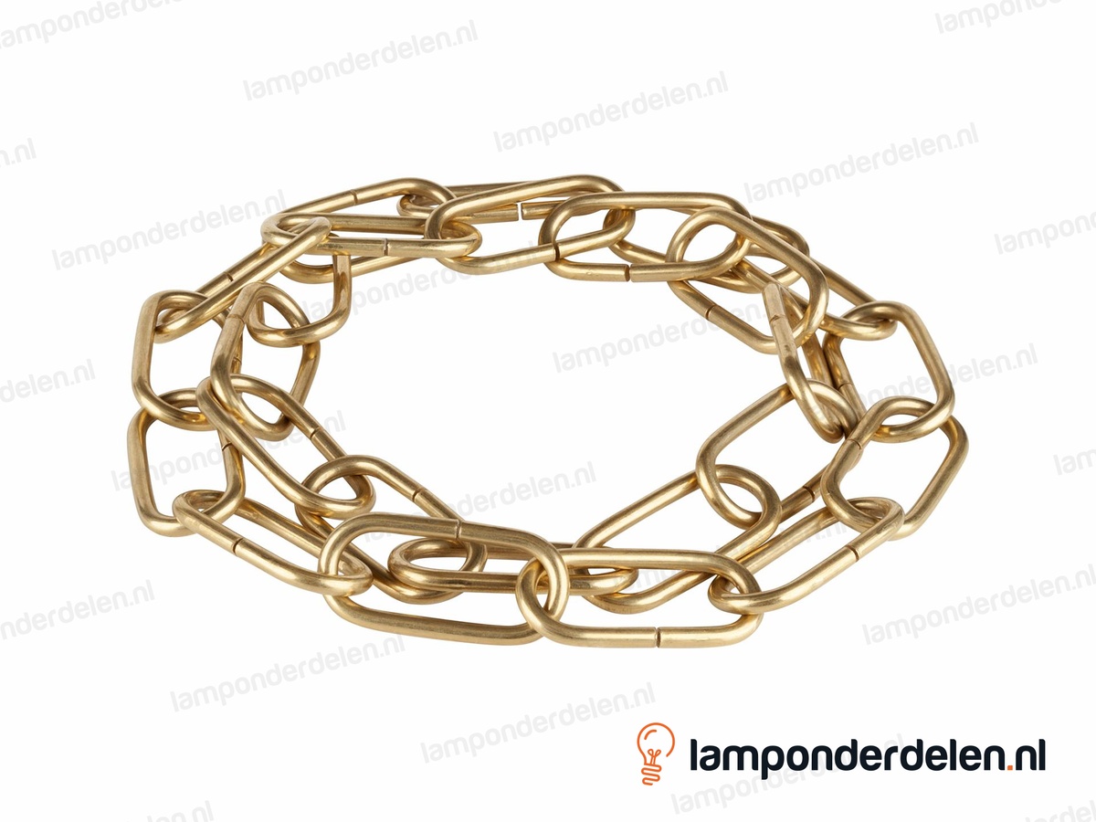 Lampenketting messing - 22 x 48 mm