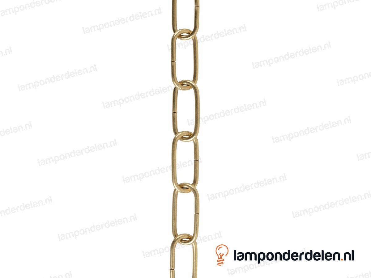 Lampenketting messing - 22 x 48 mm