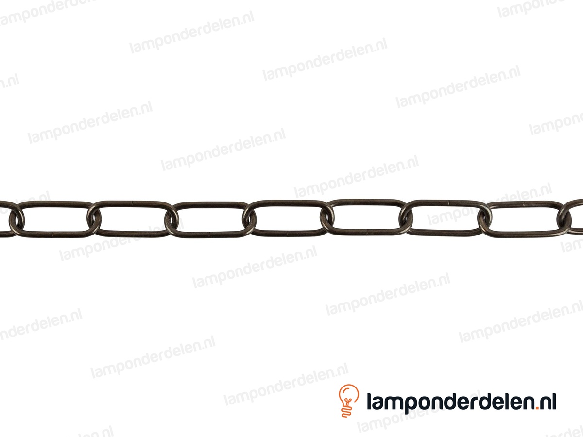 Lampenketting metaal bronskleurig - 20 x 47 mm
