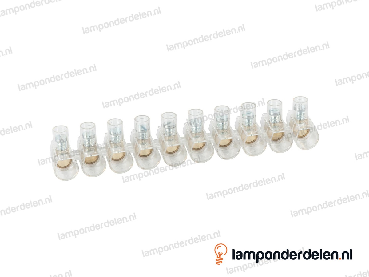 Lasdop strip groot transparant
