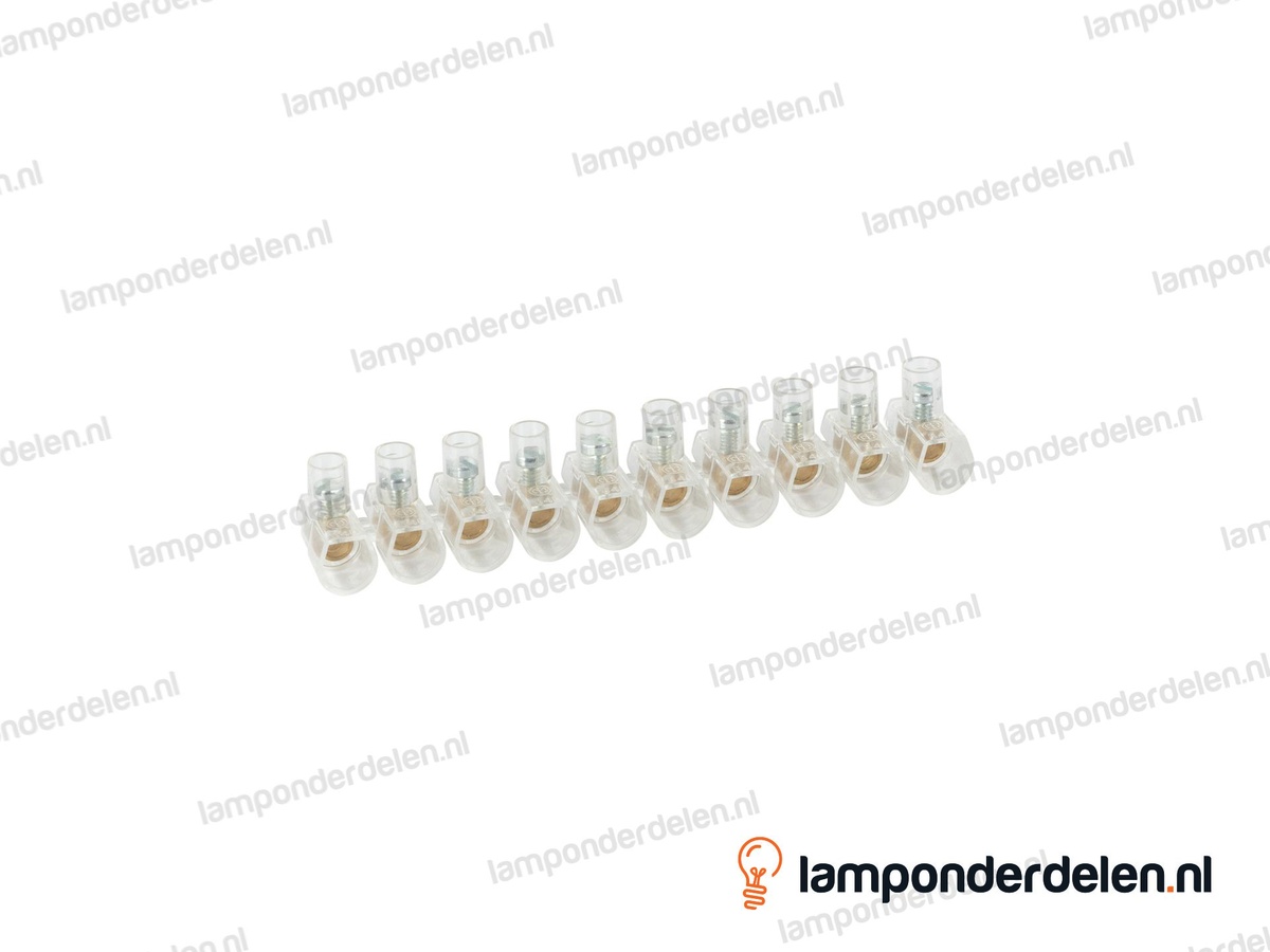 Lasdop strip medium transparant