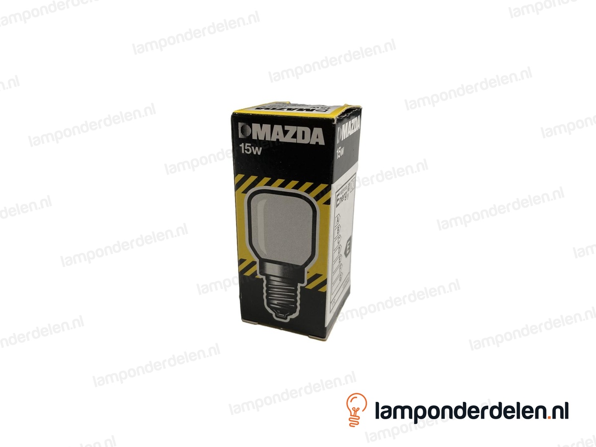 Mazda - gloeilamp - parfumlamp - E14 - T25 - mat - 15W