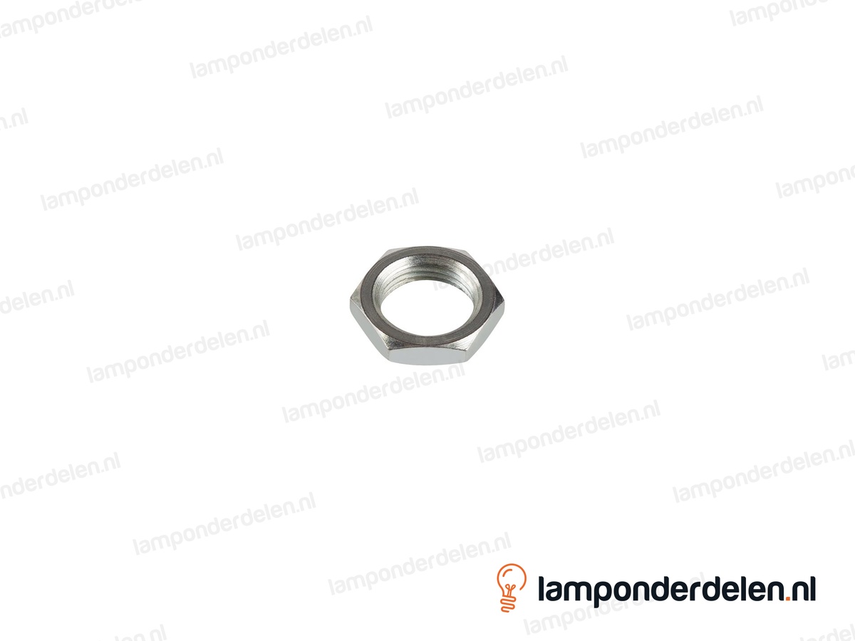 Moer metaal zeskant - 22 x 5 mm - binnendraad 3/8 gas