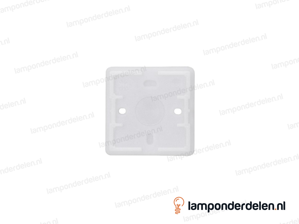 Opbouw stopcontact bakeliet zwart 1-voudig met randaarde