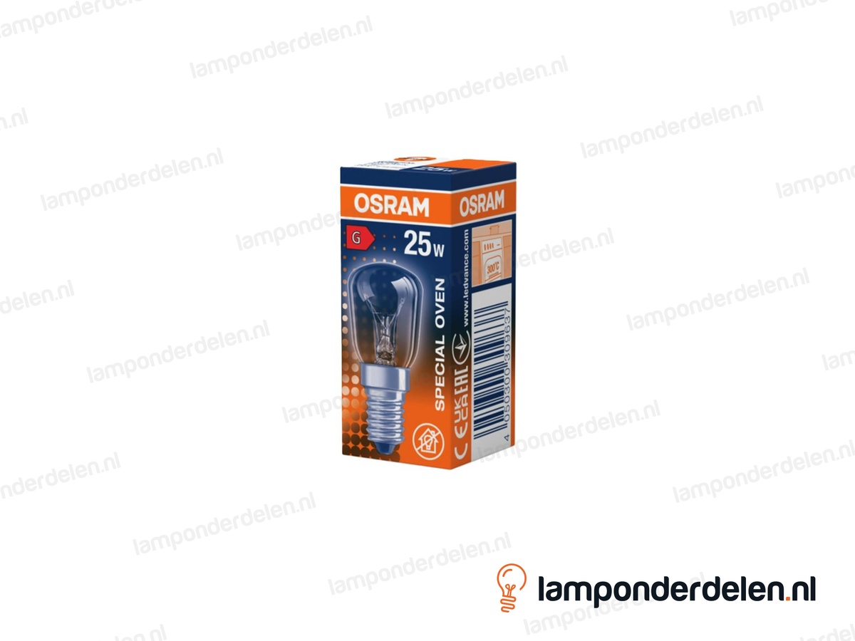 Osram - gloeilamp - parfumlamp - E14 - T26 - helder - 25W