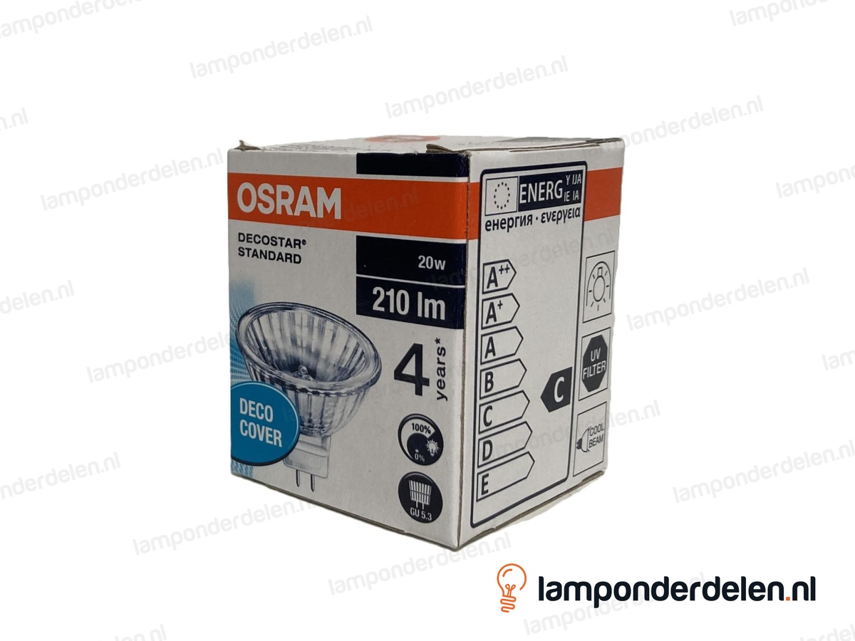 Osram halogeenlamp - 51 MM - MR16 - GU5.3 - standard - 20W - 12 volt - 36°